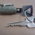 P 04460A Ford Script &#8211; Glove Box Door For 1955-1956 Ford Passenger Cars (P04460A)