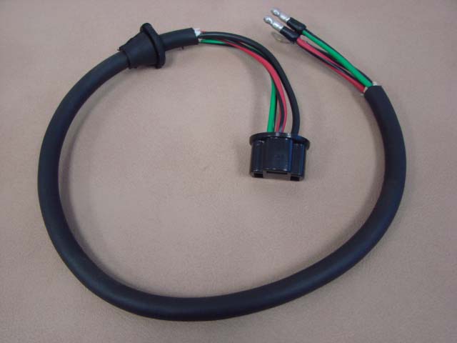 P 13560D License Lamp Wire/Socket 51A For 1957-1958 Ford Passenger Cars (P13560D)