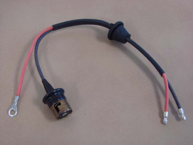 B13560C License Lamp Wire And Socket