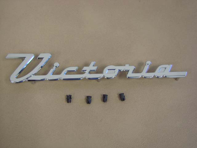 P 16098A Victoria Door Script For 1955-1956 Ford Passenger Cars (P16098A)