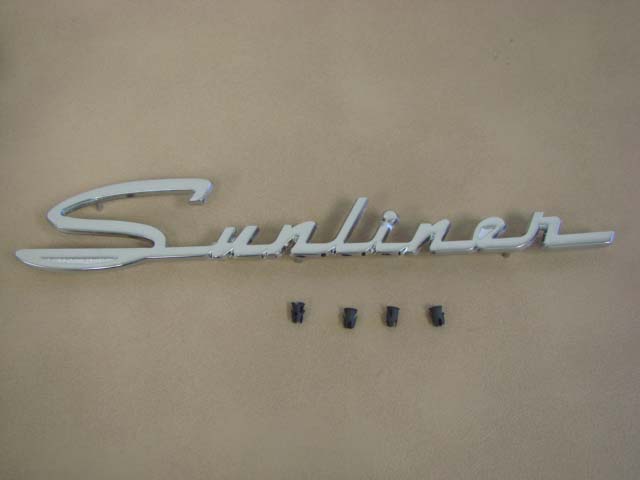 P 16098B Sunliner Door Script For 1955-1956 Ford Passenger Cars (P16098B)