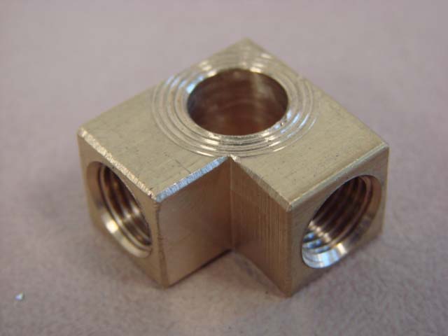 A2076A Brake Booster Block, Brass