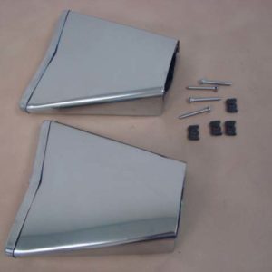 A5202D Exhaust Deflector, Pair, Delta Wing Style, Stainless