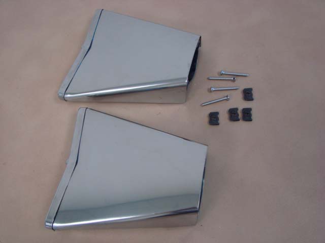 A5202H Exhaust Deflector, V8 Script, Stainless