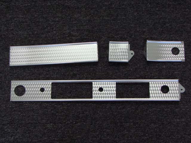 B04338DK Dash Aluminum Panel Set, 4 Piece