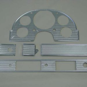 B04338BK Dash Aluminum Panel Set, 5 Piece