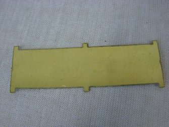 B18620B Heater Face Backing Plate