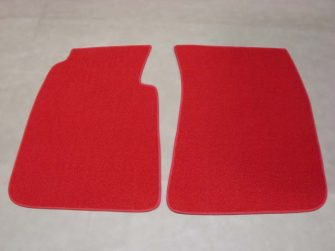 UCM5503 Carpet Floor Mats, Red