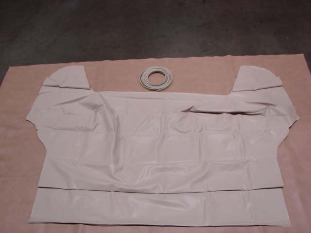 TST 56BK Softtop Black Straight Zipper Stay Fast For 1956-1957 Ford Thunderbird (TST56BK)
