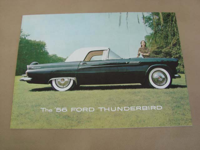 TLT 11B Sales Brochure Color (16 Pages) For 1956 Ford Thunderbird (TLT11B)