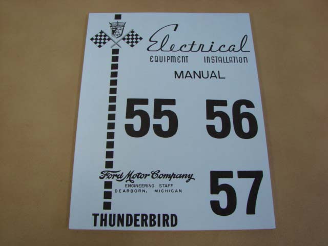 TPL Larry&#8217;s 1955-57 Thunderbird Catalog and Price List (TPL)
