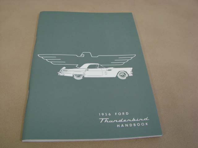 TLT OM56 Owners Manual For 1956 Ford Thunderbird (TLTOM56)