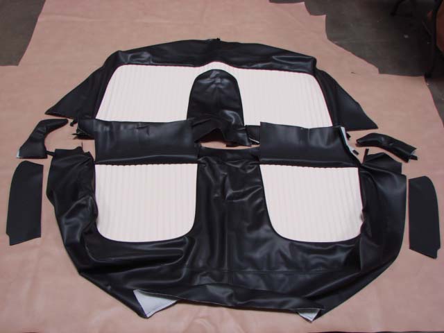 TSC 57WTL Seat Cover White Leather For 1957 Ford Thunderbird (TSC57WTL)