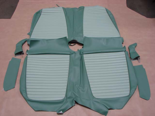 TSC 57GNL Seat Cover Green Leather For 1957 Ford Thunderbird (TSC57GNL)
