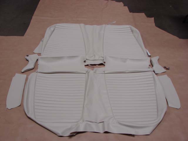 TSC 57WTL Seat Cover White Leather For 1957 Ford Thunderbird (TSC57WTL)