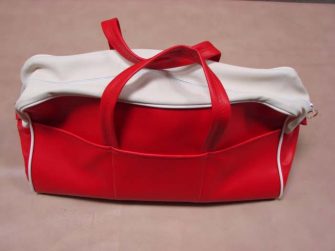 DAC1055RD Tote Bag, Red / White