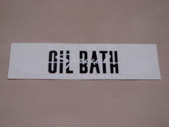 DDF060 Decal, Oil Bath
