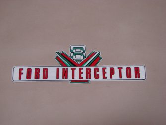 DDF113 Decal, Ford Interceptor V8