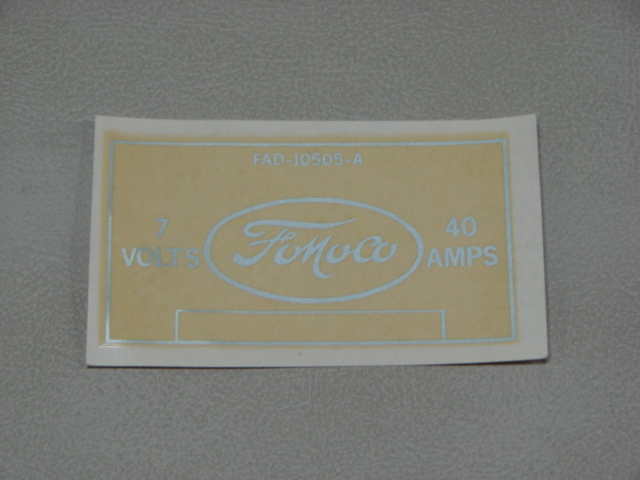 DDF249 Decal, Can Type Oil Filter