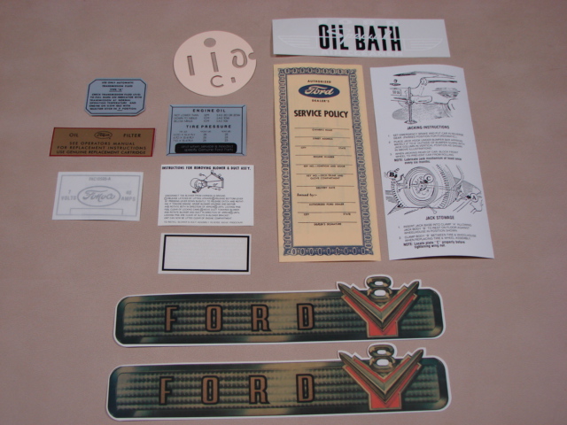 DDK012 Decal Kit, 15 Piece