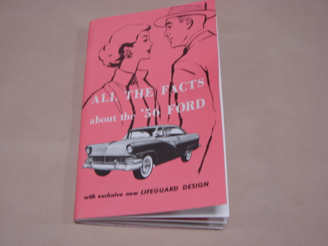 PLT FB 56 All The Facts Data Manual For 1956 Ford Passenger Cars (PLTFB56)