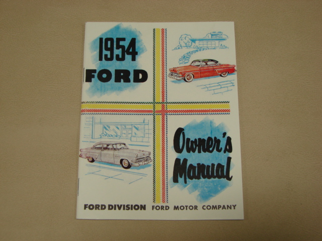 DLT172 Owners Manual, 1955 Ford