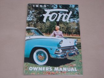 DLT172 Owners Manual, 1955 Ford