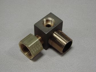 CSB354447A Manifold Vacuum Fitting, Brass