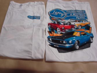 DCLS3XXL Long Sleeve T-shirt, Larry's Logo, Ash, Double Extra Large