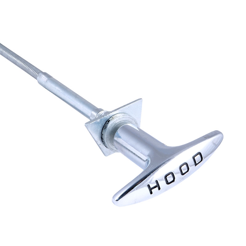 B16916F Hood Pull Cable And Housing, Black Knob