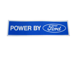 DDF107 Decal, Power By Ford, White