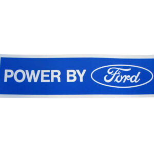 DDF107 Decal, Power By Ford, White