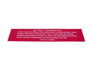 DDF206 Decal, Air Conditioner