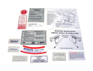 DDK017 Decal Kit, 15 Piece