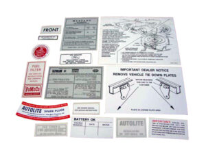 DDK018 Decal Kit, 14 Piece