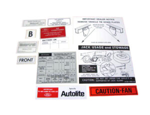DDK025 Decal Kit, 12 Piece