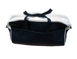 DAC1055BK Tote Bag, Black / White