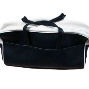 DAC1055BK Tote Bag, Black / White