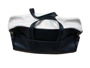 DAC1057BK Tote Bag, Black / White