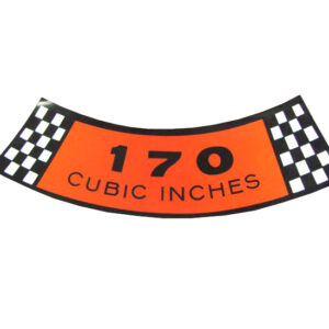 DDF020 Decal, 170 Cubic Inches