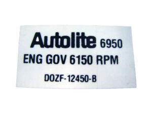 DDF041 Decal, Rev Limiter