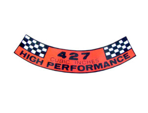 DDF044 Decal, 427 Cubic Inches High Performance
