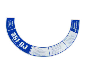 DDF048 Decal, 351 Cj