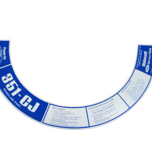 DDF048 Decal, 351 Cj