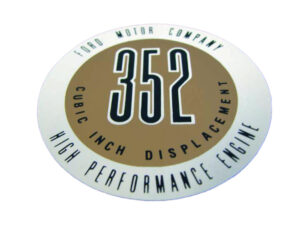 DDF101 Decal, 352 High Performance Engine