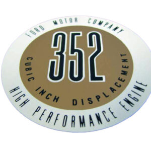 DDF101 Decal, 352 High Performance Engine