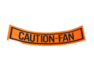 DDF208 Decal, Caution Fan