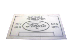DDF221 Decal, Voltage Regulator