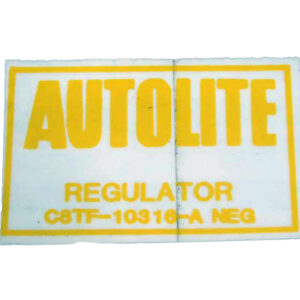 DDF230 Decal, Hipo Voltage Regulator