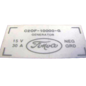 DDF231 Decal, Generator
